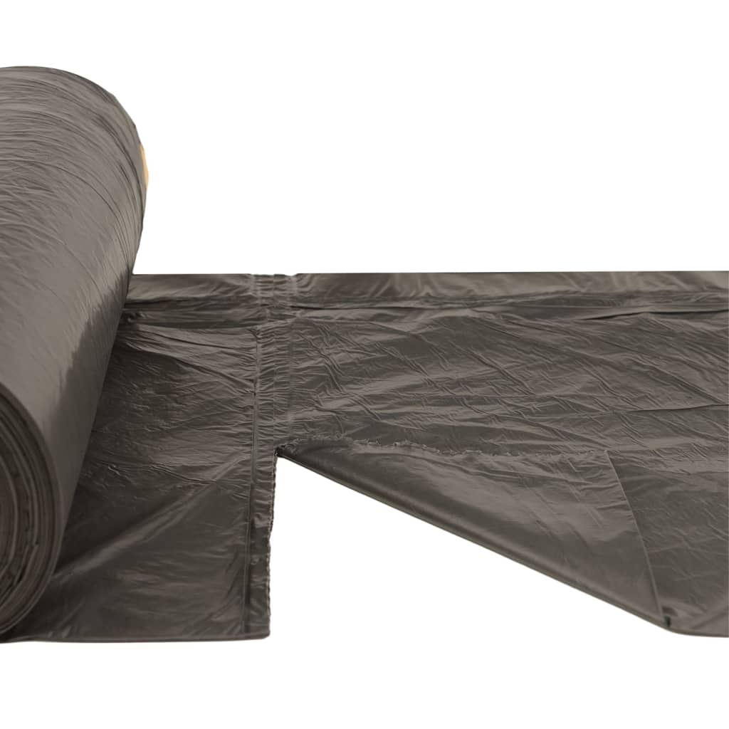 affaldsposer med lukkesnor 250 stk. 120 l sort