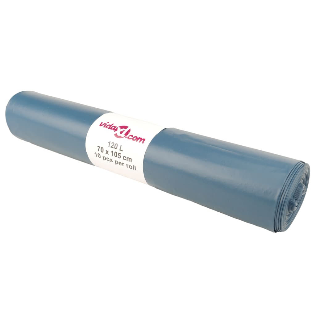 affaldsposer 100 stk. 120 l blå
