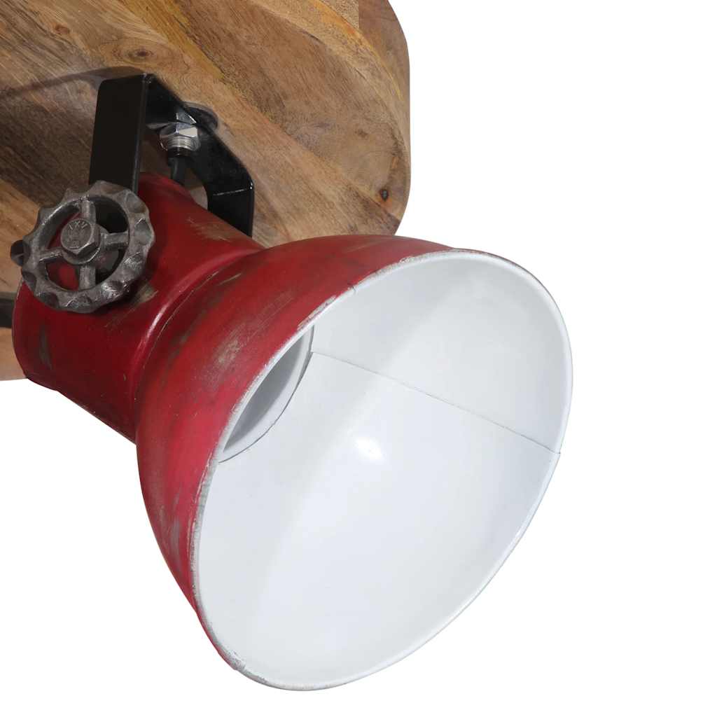 loftlampe 25 W 35x35x25 cm E27 rustik rød