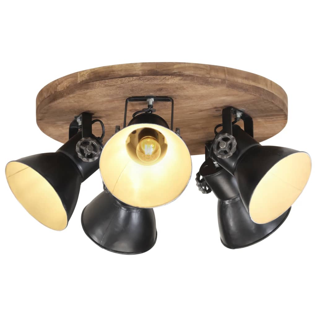 loftlampe 50x50x25 cm 25 W E27 sort