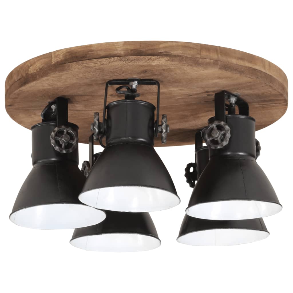 loftlampe 50x50x25 cm 25 W E27 sort