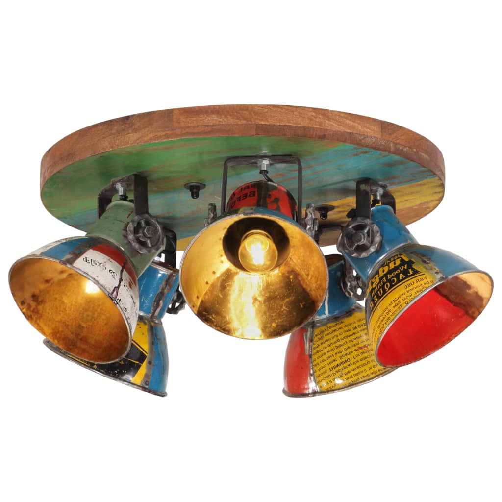 loftlampe 50x50x25 cm 25 W E27 flerfarvet