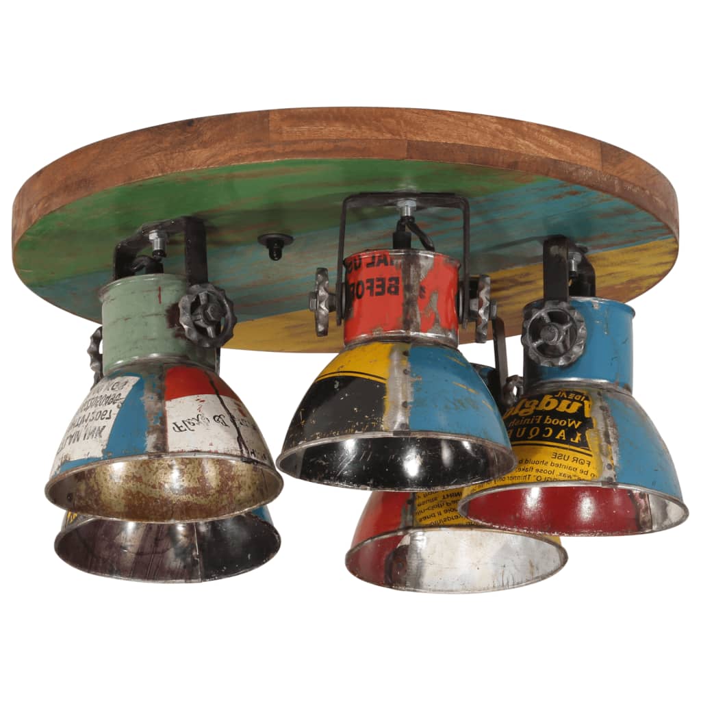 loftlampe 50x50x25 cm 25 W E27 flerfarvet