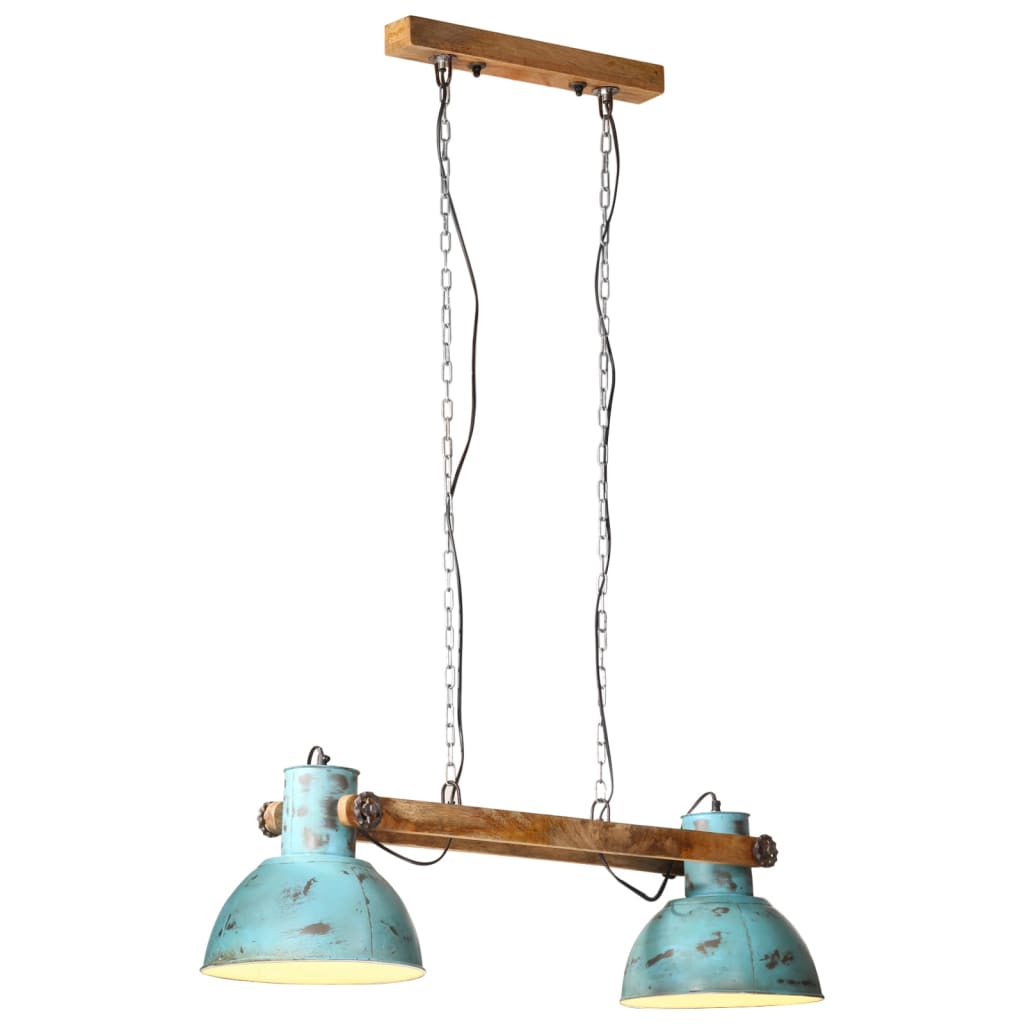 pendel 25 W 85x28x109 cm E27 rustik blå