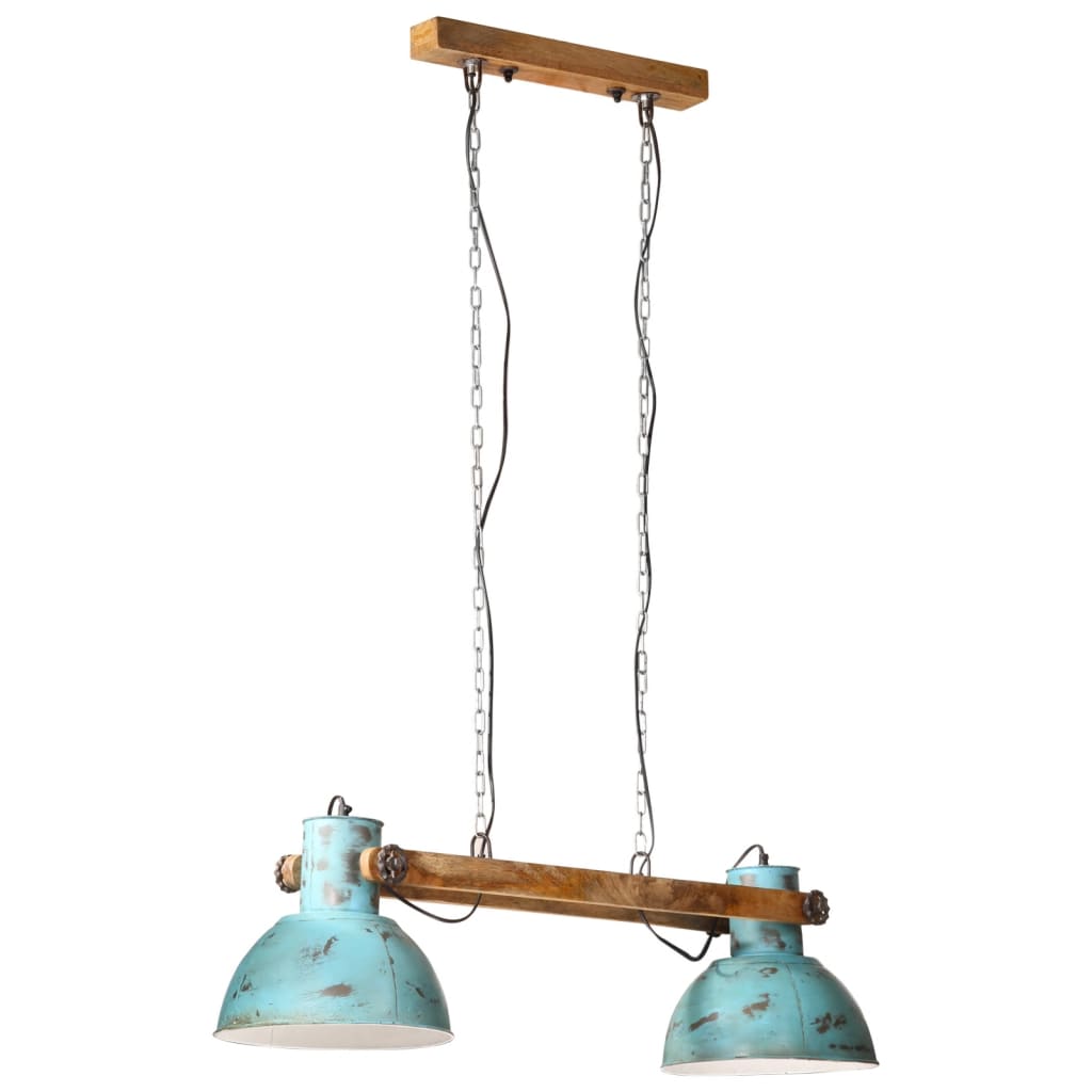 pendel 25 W 85x28x109 cm E27 rustik blå