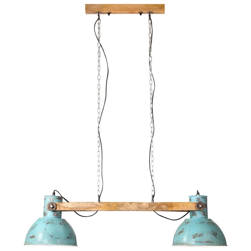 pendel 25 W 85x28x109 cm E27 rustik blå