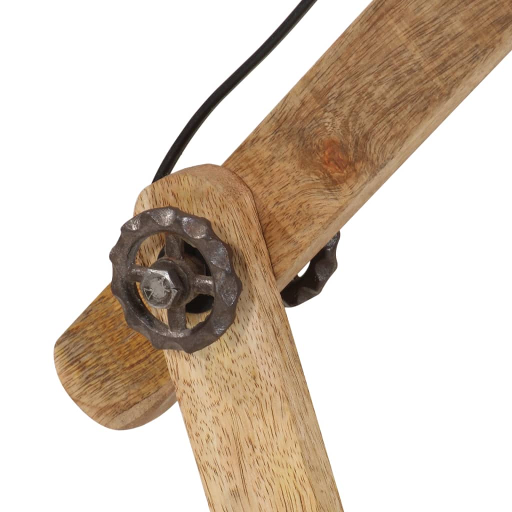 skrivebordslampe 25 W 23x18x96 cm E27 rustik rød