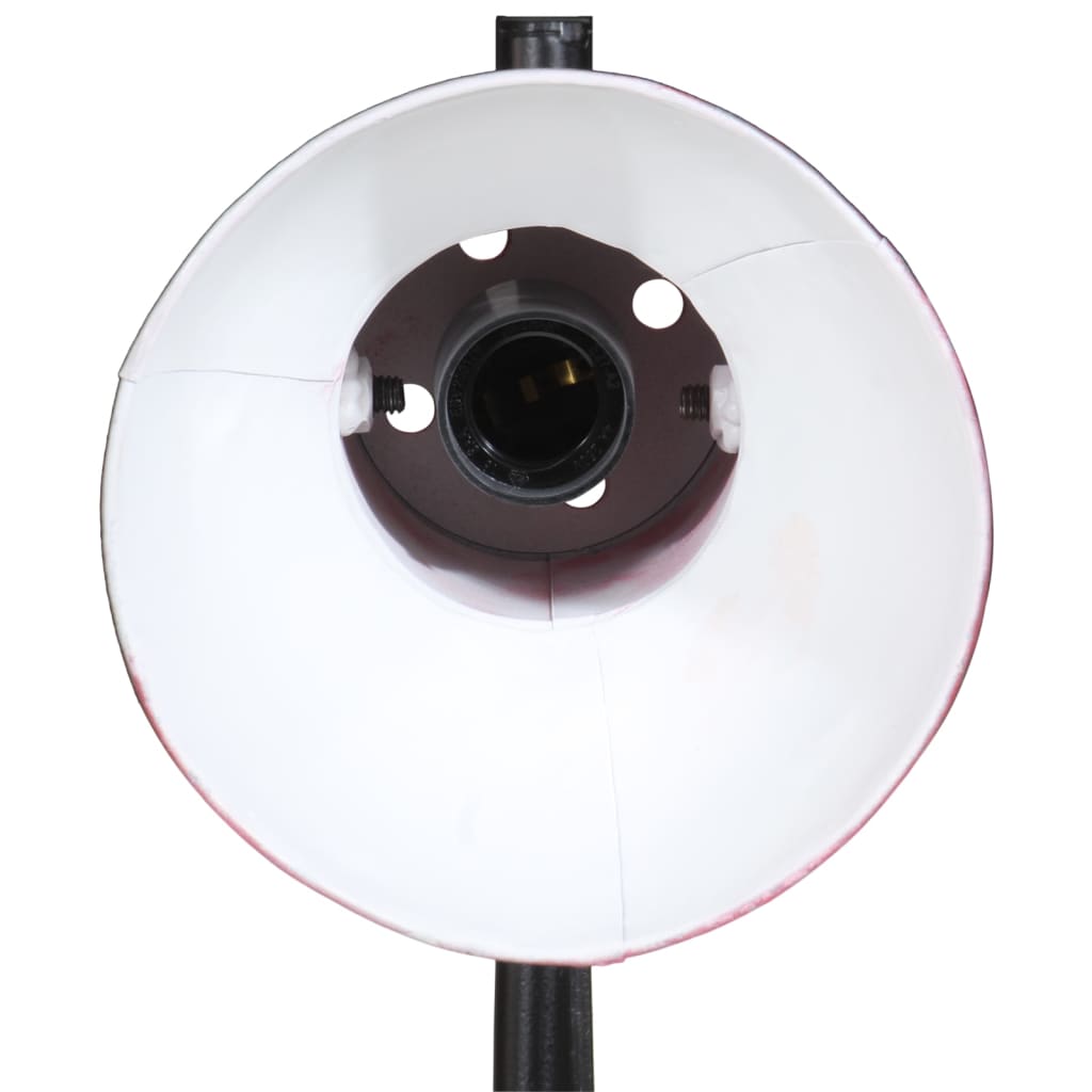 gulvlampe 25 W 25x25x90/140 cm E27 rustik rød