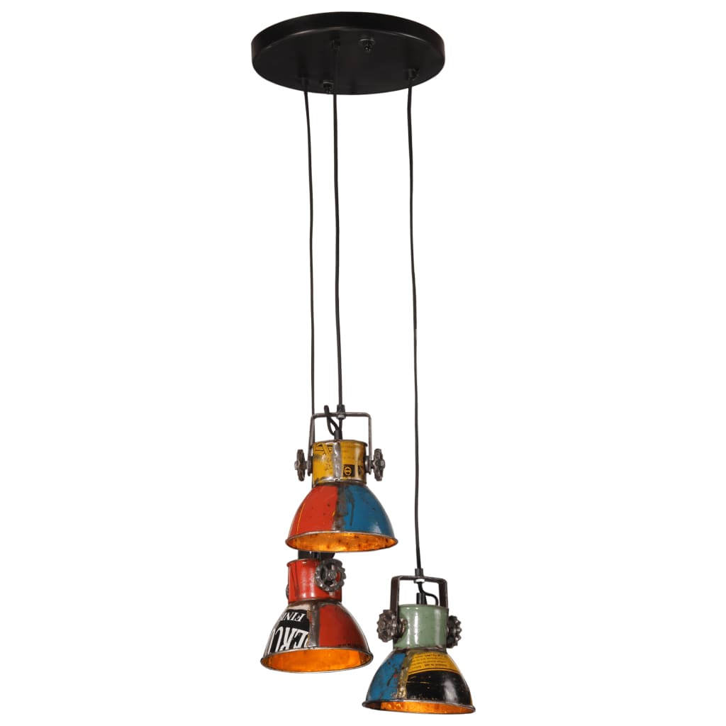 pendel 30x30x100 cm 25 W E27 flerfarvet
