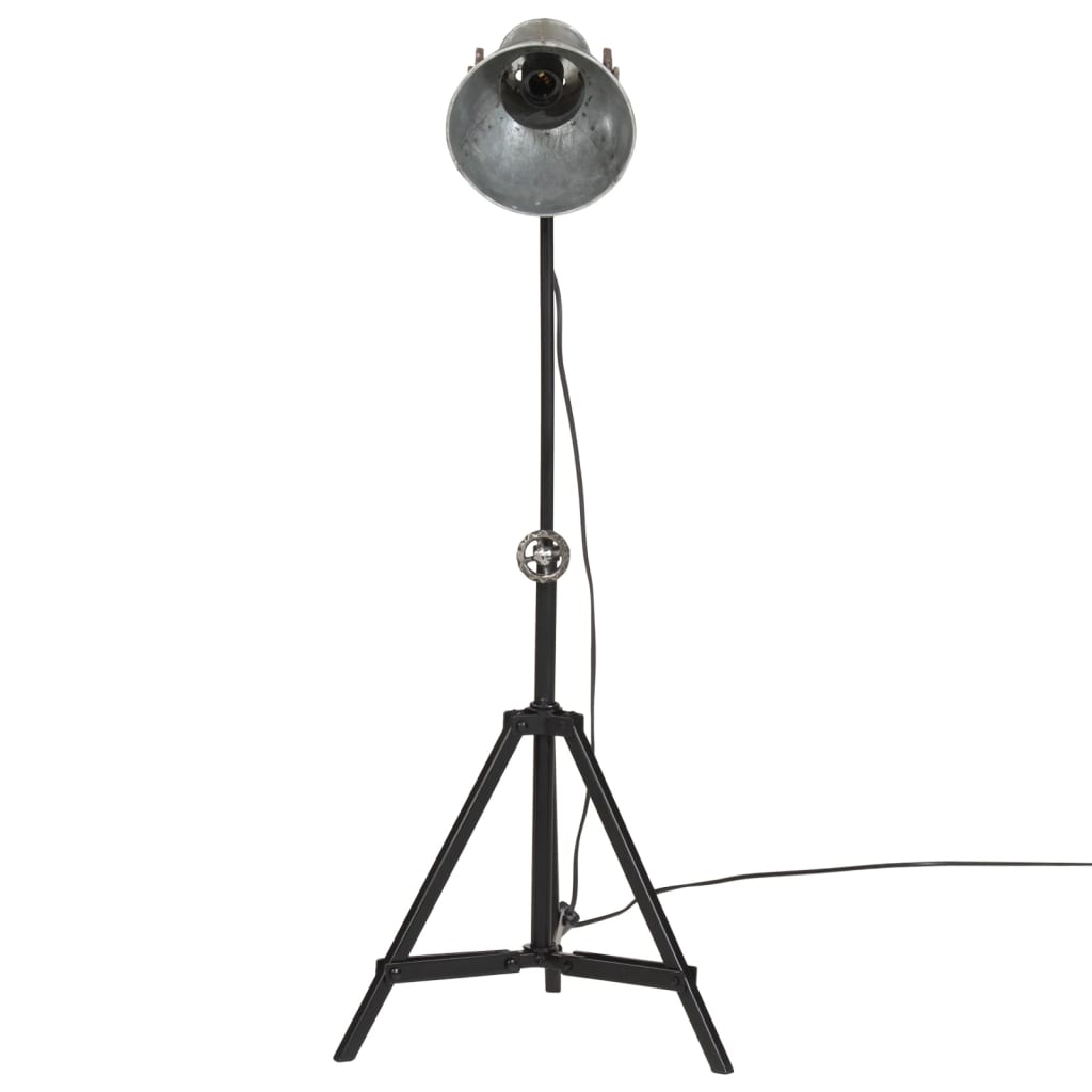 gulvlampe 35x35x65/95 cm 25 W E27 vintagesølv