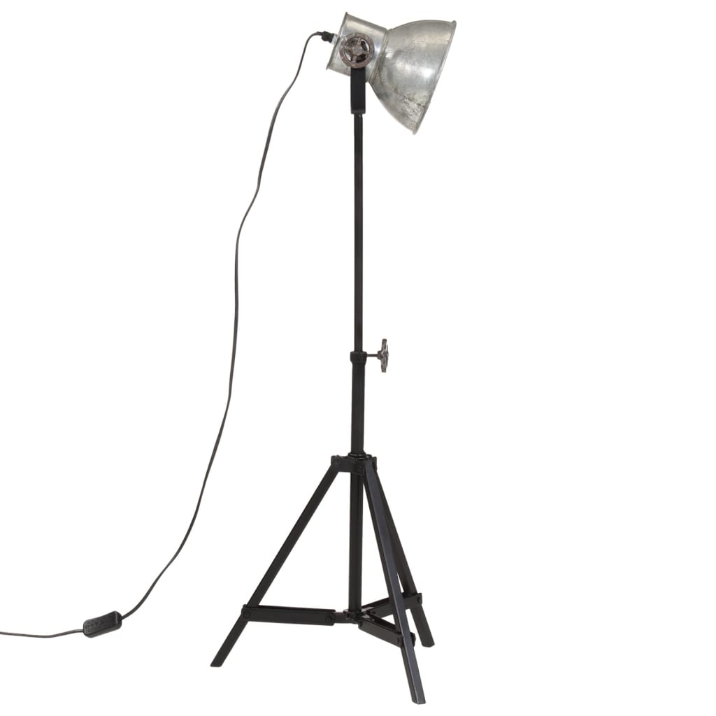 gulvlampe 35x35x65/95 cm 25 W E27 vintagesølv