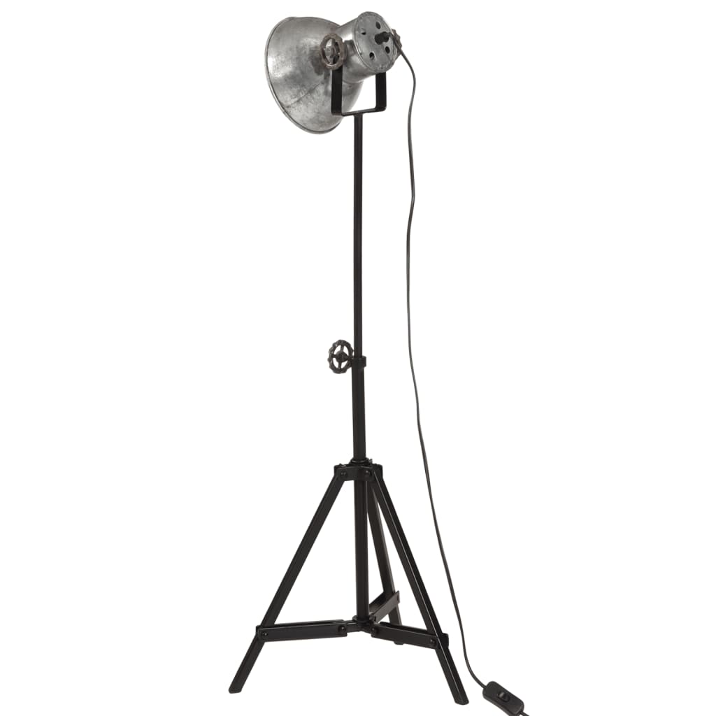 gulvlampe 35x35x65/95 cm 25 W E27 vintagesølv