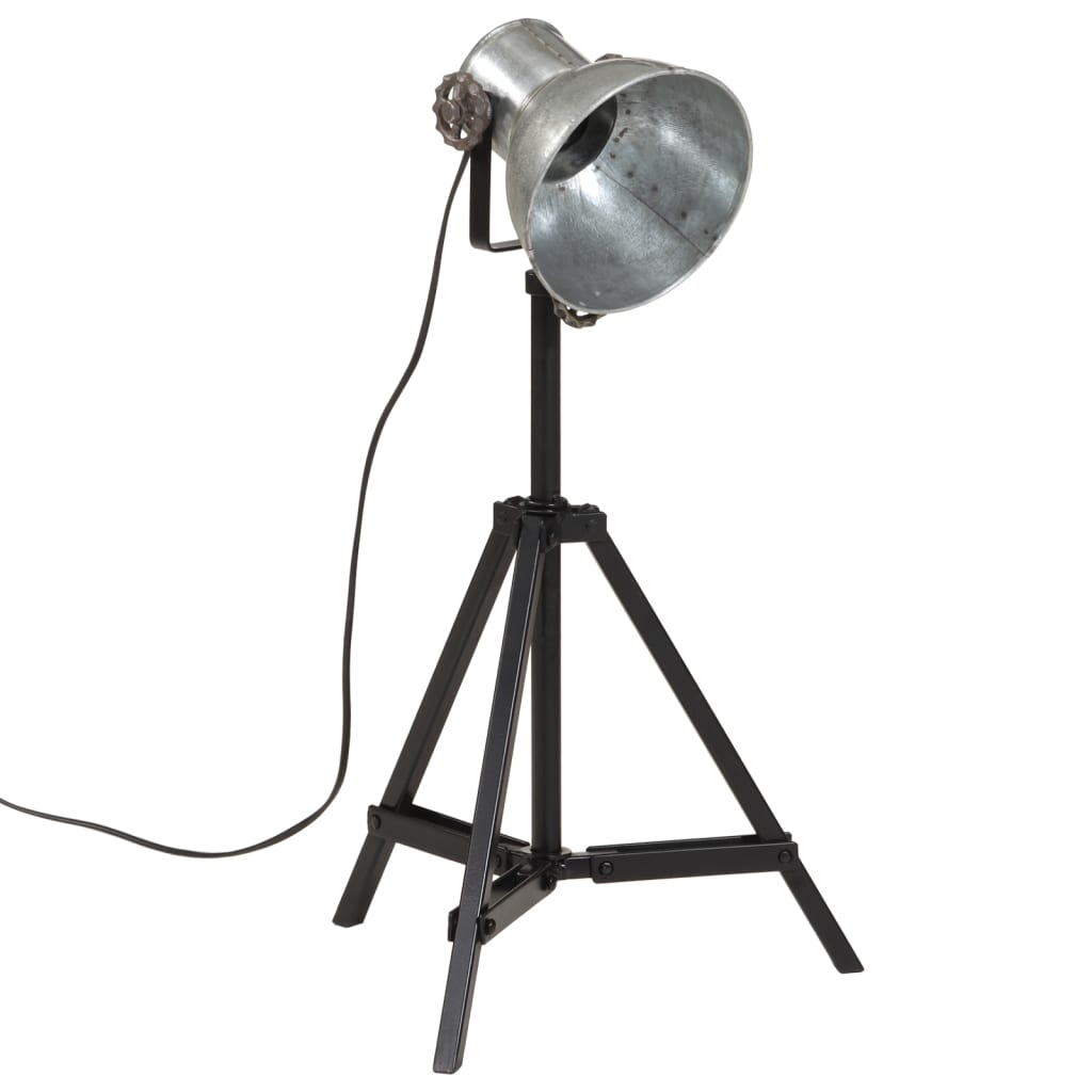 gulvlampe 35x35x65/95 cm 25 W E27 vintagesølv