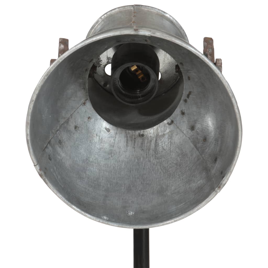 gulvlampe 35x35x65/95 cm 25 W E27 vintagesølv