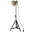 gulvlampe 35x35x65/95 cm 25 W E27 antik messingfarve