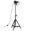gulvlampe 35x35x65/95 cm 25 W E27 sort