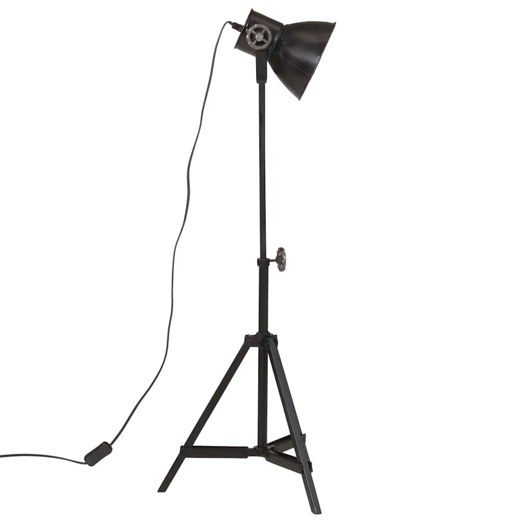 gulvlampe 35x35x65/95 cm 25 W E27 sort