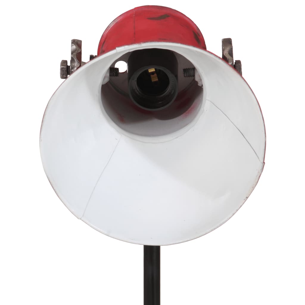 gulvlampe 25 W 35x35x65/95 cm E27 rustik rød