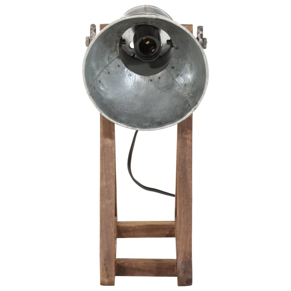 skrivebordslampe 30x17x40 cm 25 W E27 vintagesølv
