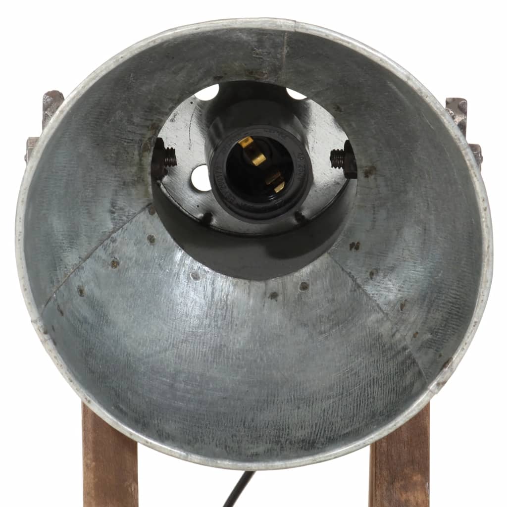 skrivebordslampe 30x17x40 cm 25 W E27 vintagesølv
