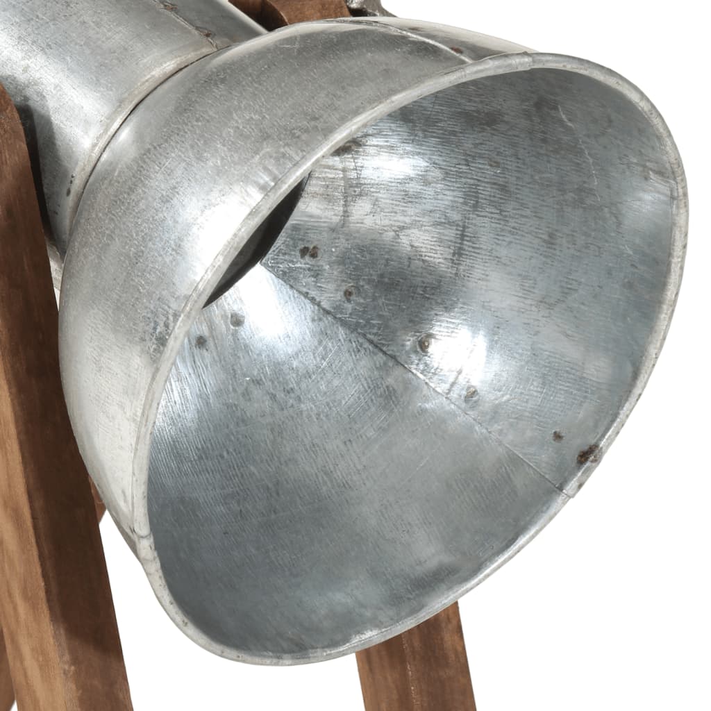 skrivebordslampe 30x17x40 cm 25 W E27 vintagesølv