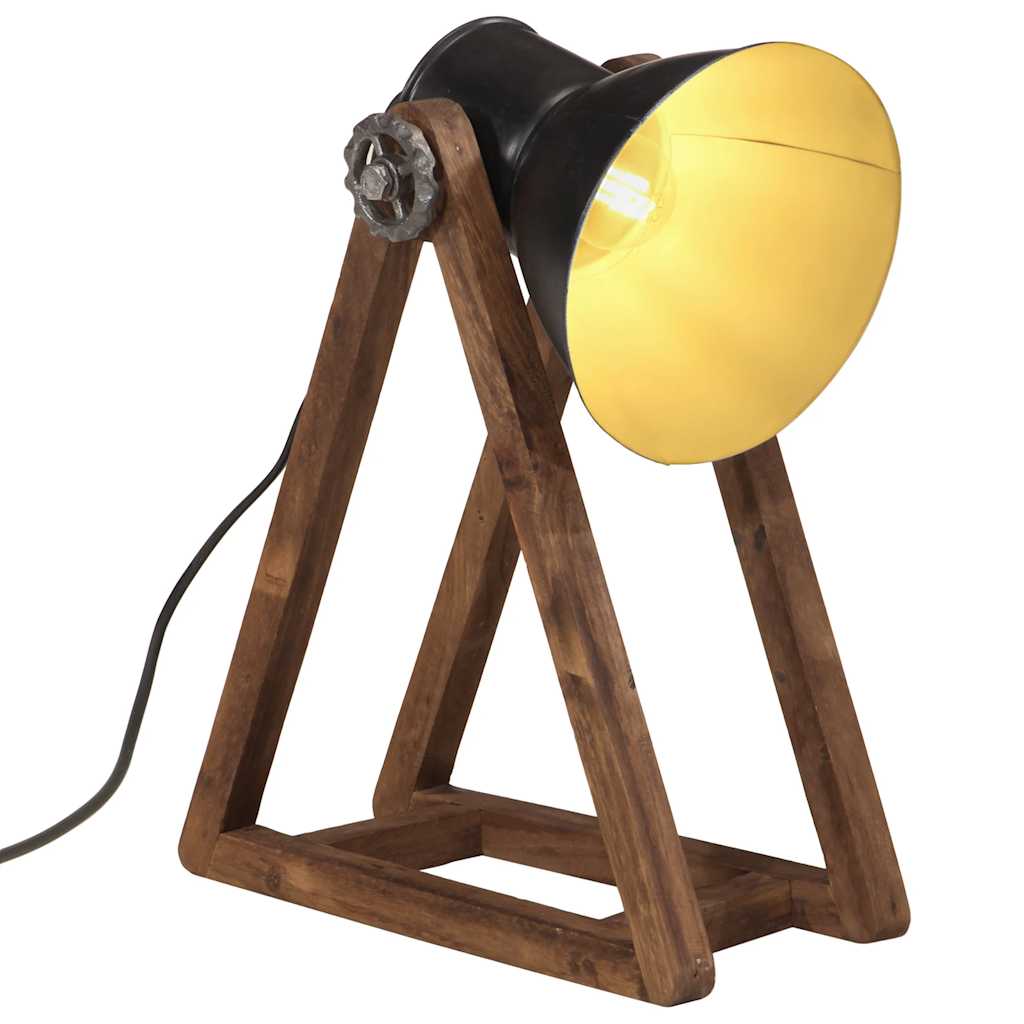 skrivebordslampe 25 W 30x17x40 cm E27 sort