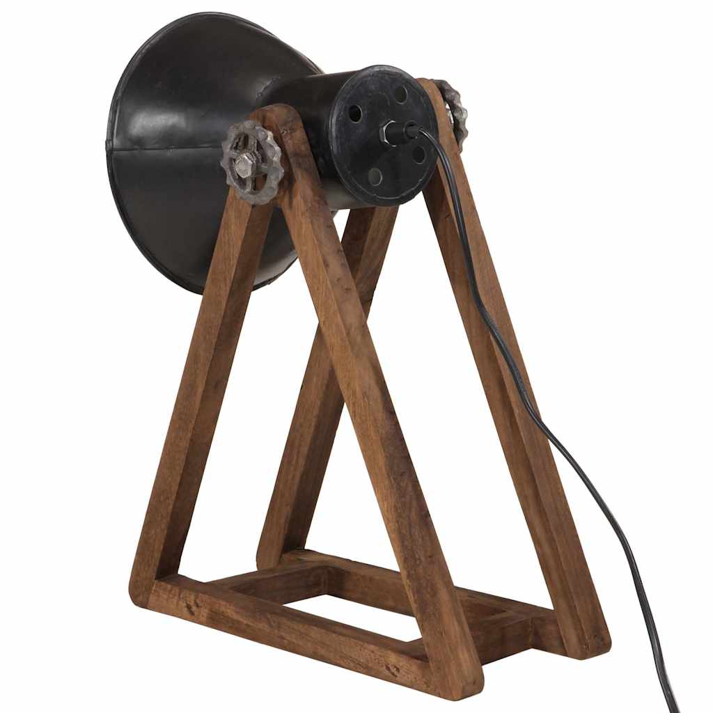 skrivebordslampe 25 W 30x17x40 cm E27 sort