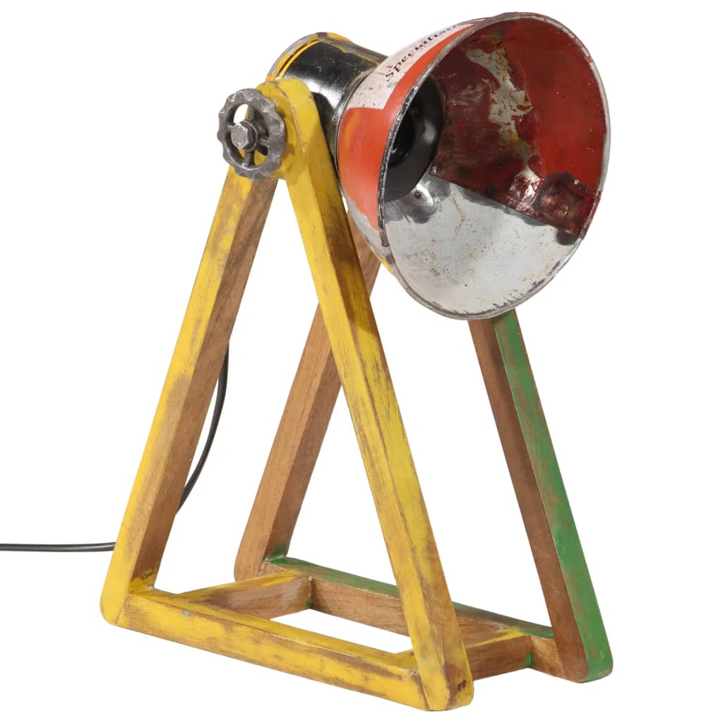 skrivebordslampe 25 W 30x17x40 cm E27 flerfarvet