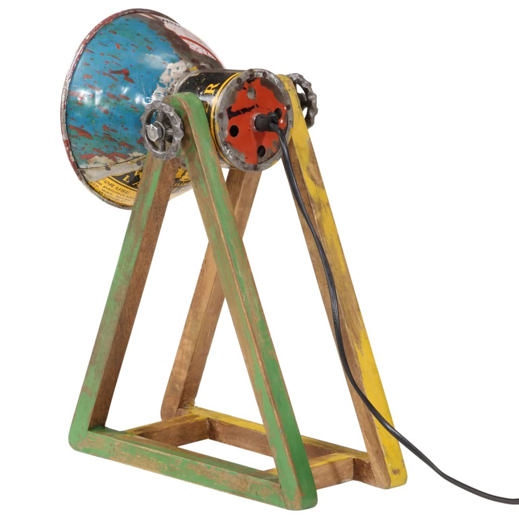 skrivebordslampe 25 W 30x17x40 cm E27 flerfarvet
