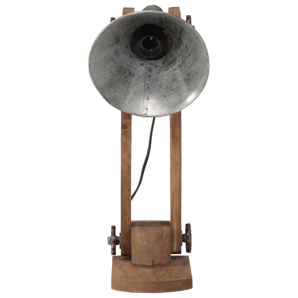 skrivebordslampe 23x13x52 cm 25 W E27 vintagesølv