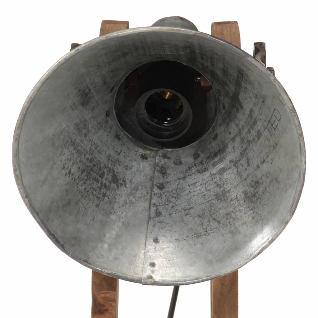 skrivebordslampe 23x13x52 cm 25 W E27 vintagesølv
