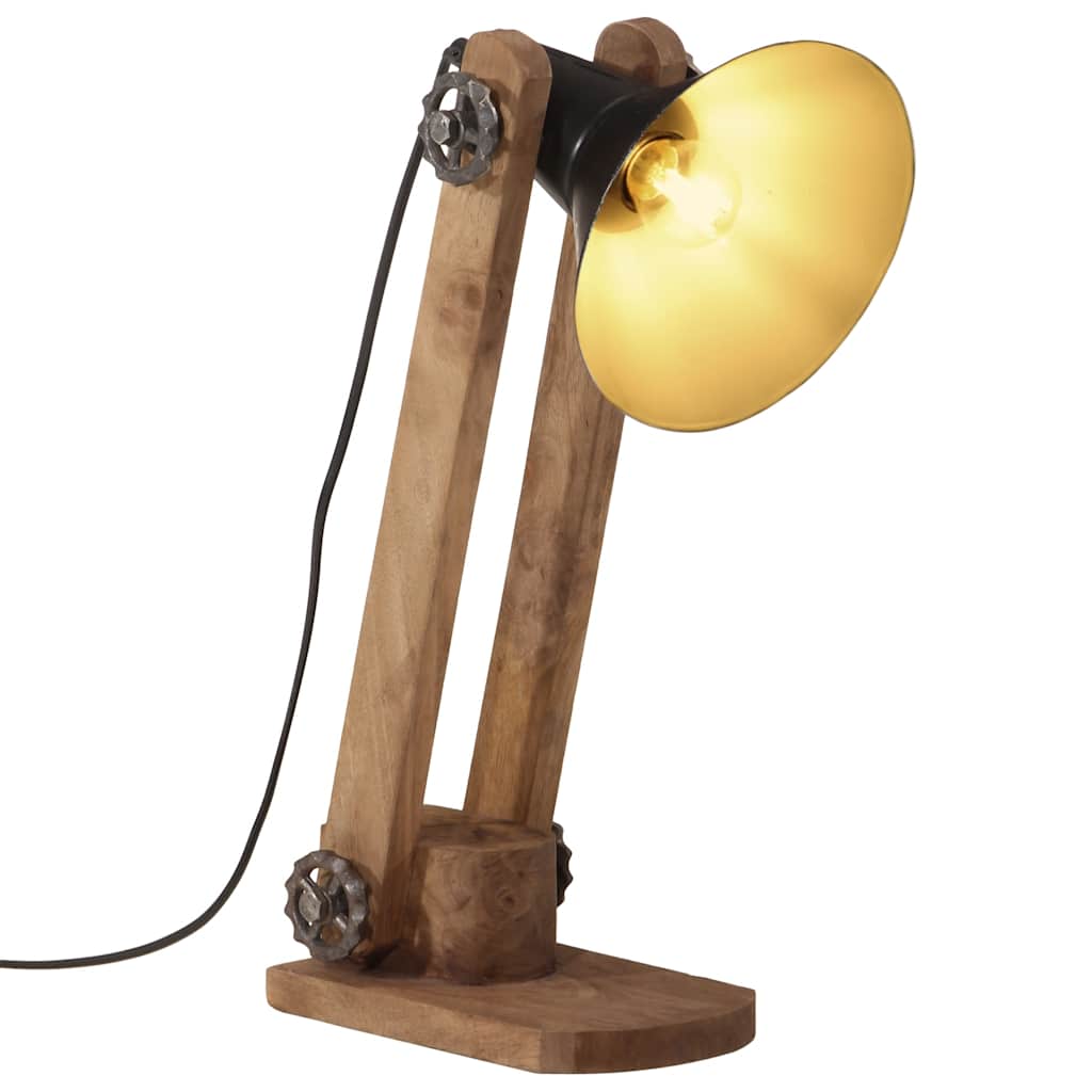 skrivebordslampe 25 W 23x13x52 cm E27 sort