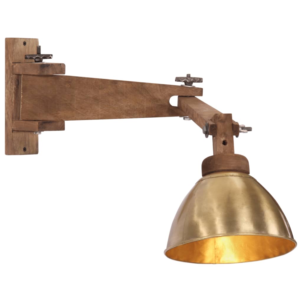 væglamper 150 cm 25 W E27 antik messingfarve