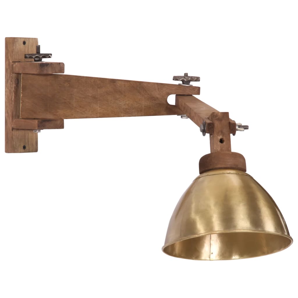 væglamper 150 cm 25 W E27 antik messingfarve