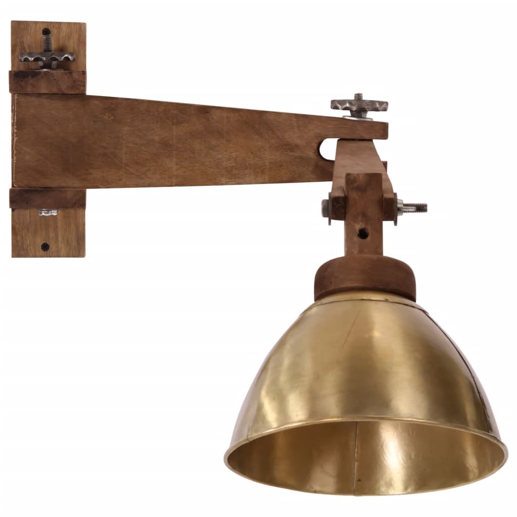 væglamper 150 cm 25 W E27 antik messingfarve