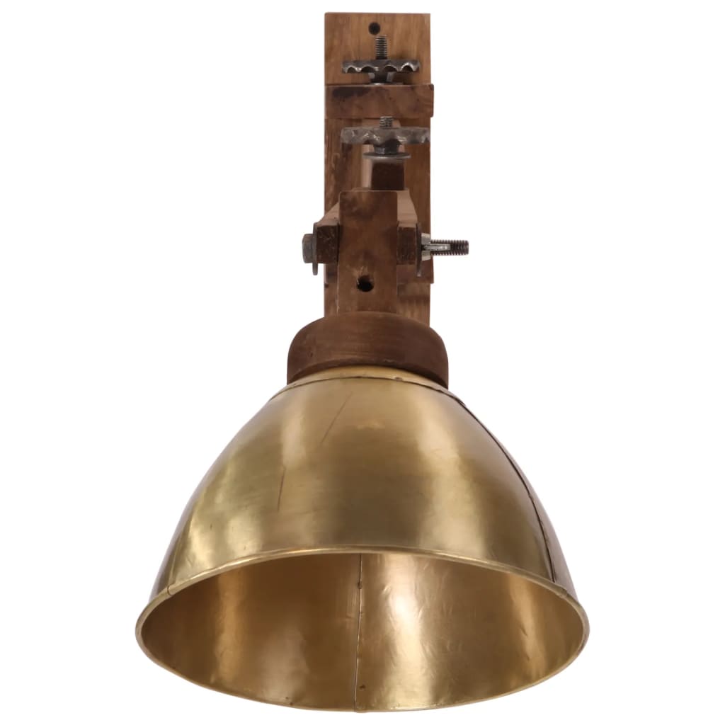 væglamper 150 cm 25 W E27 antik messingfarve