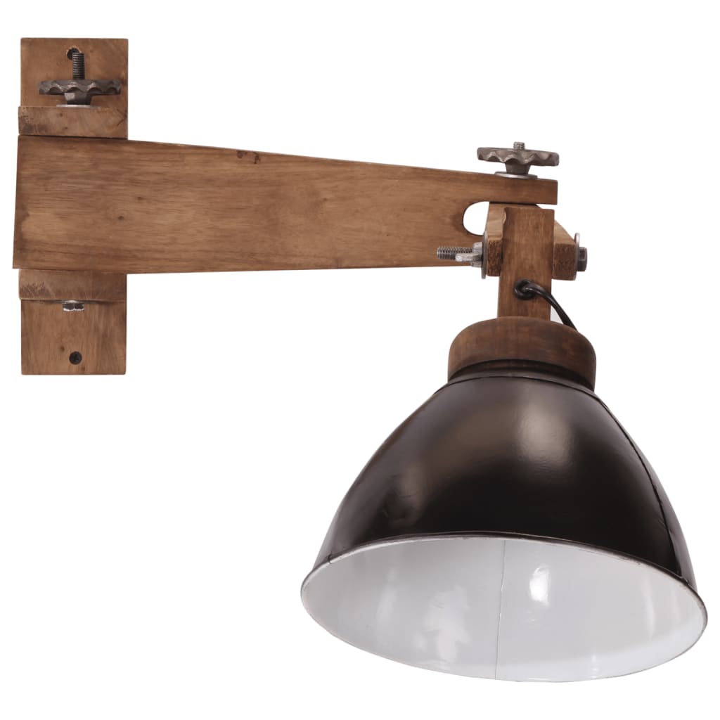 væglamper 150 cm 25 W E27 sort