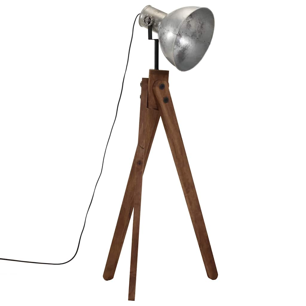 gulvlampe 45x45x120 cm 25 W E27 vintagesølv