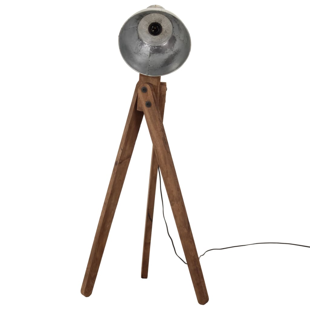 gulvlampe 45x45x120 cm 25 W E27 vintagesølv