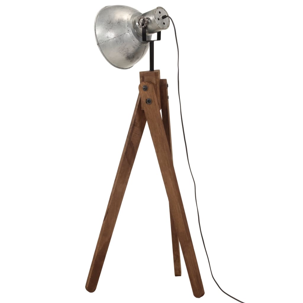 gulvlampe 45x45x120 cm 25 W E27 vintagesølv