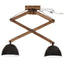 loftlampe 29x18x85 cm 25 W E27 sort
