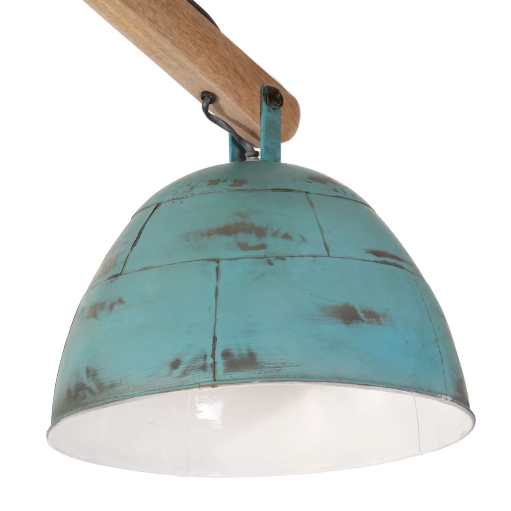 loftlampe 29x18x85 cm 25 W E27 rustik blå