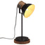 skrivebordslampe 25 W 17x17x50 cm E27 sort