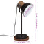 skrivebordslampe 25 W 17x17x50 cm E27 sort
