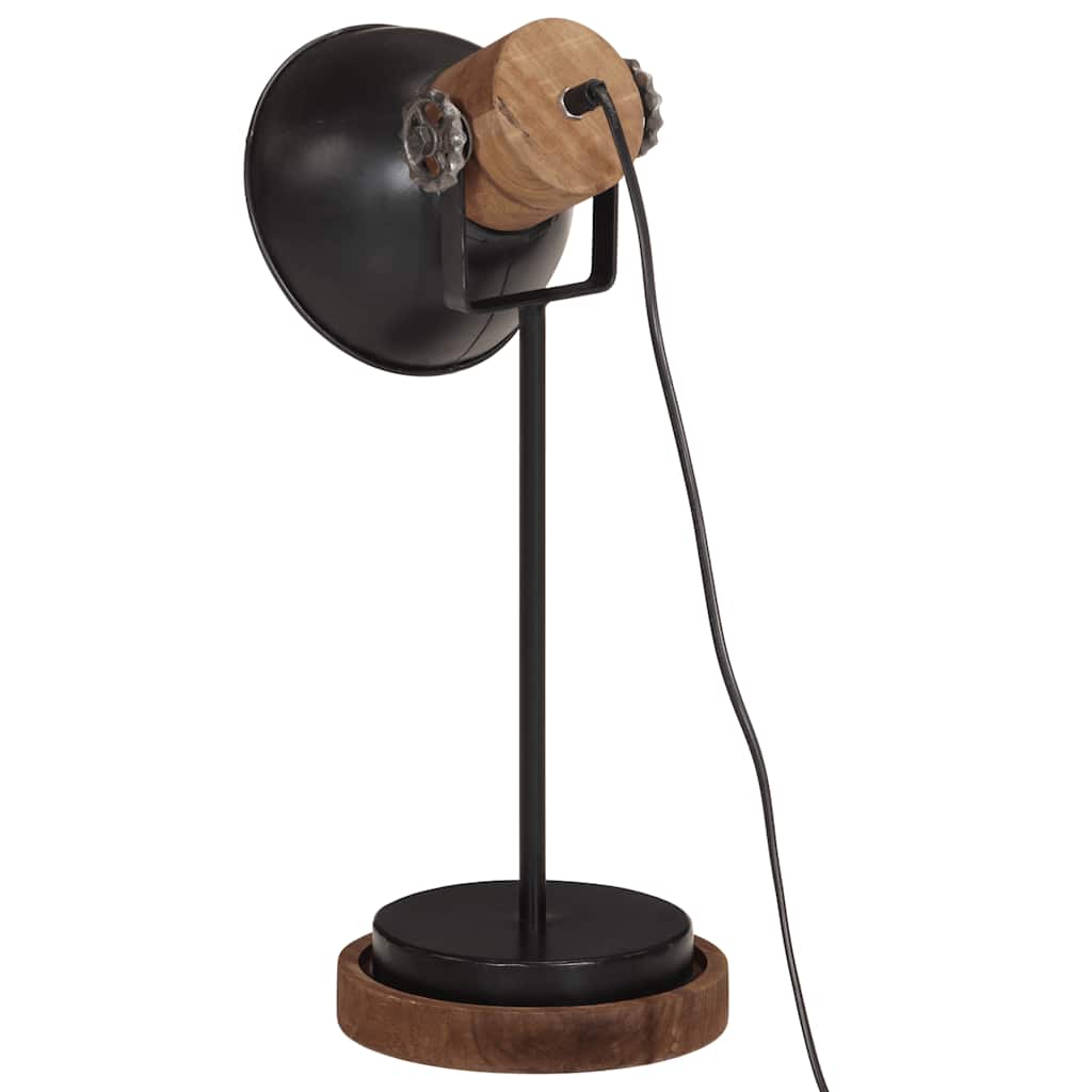 skrivebordslampe 25 W 17x17x50 cm E27 sort