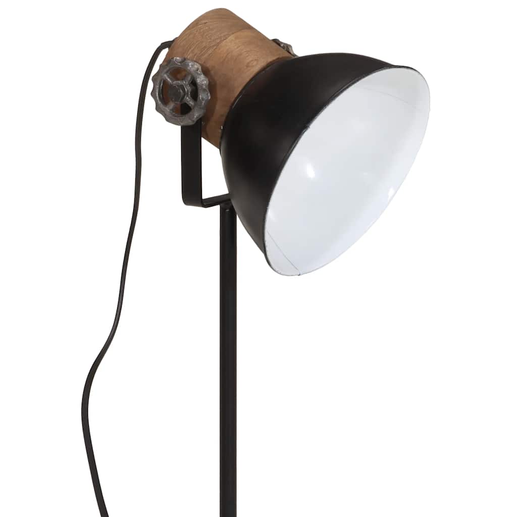 skrivebordslampe 25 W 17x17x50 cm E27 sort