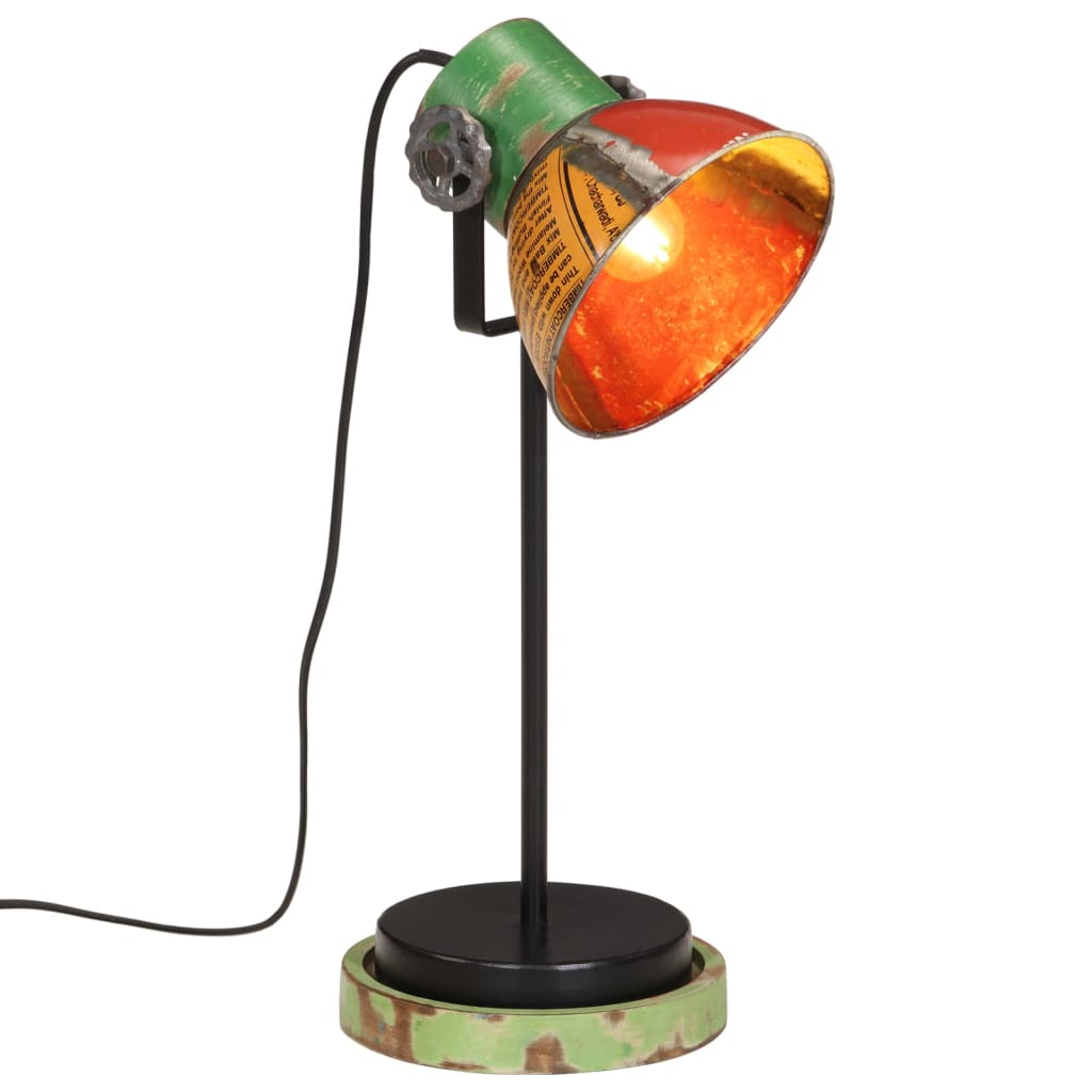 skrivebordslampe 25 W 17x17x50 cm E27 flerfarvet