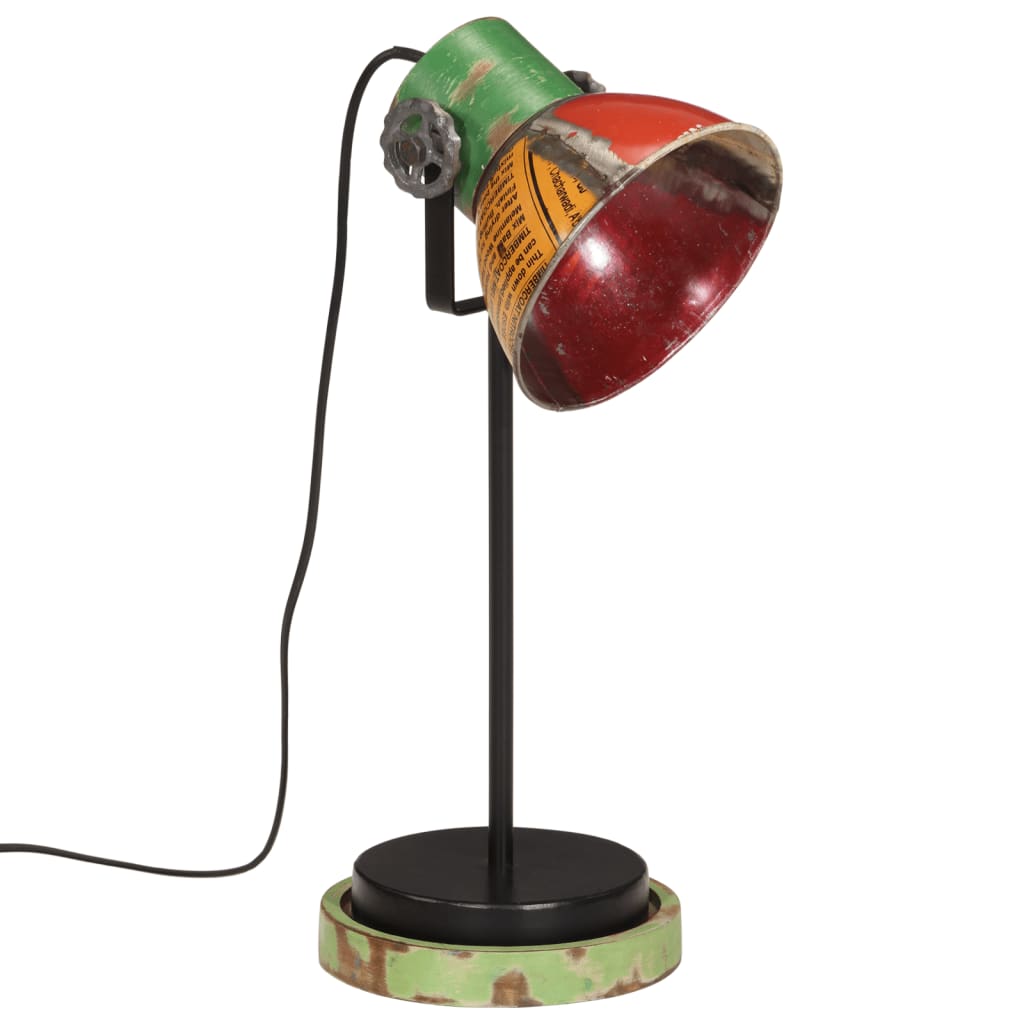 skrivebordslampe 25 W 17x17x50 cm E27 flerfarvet