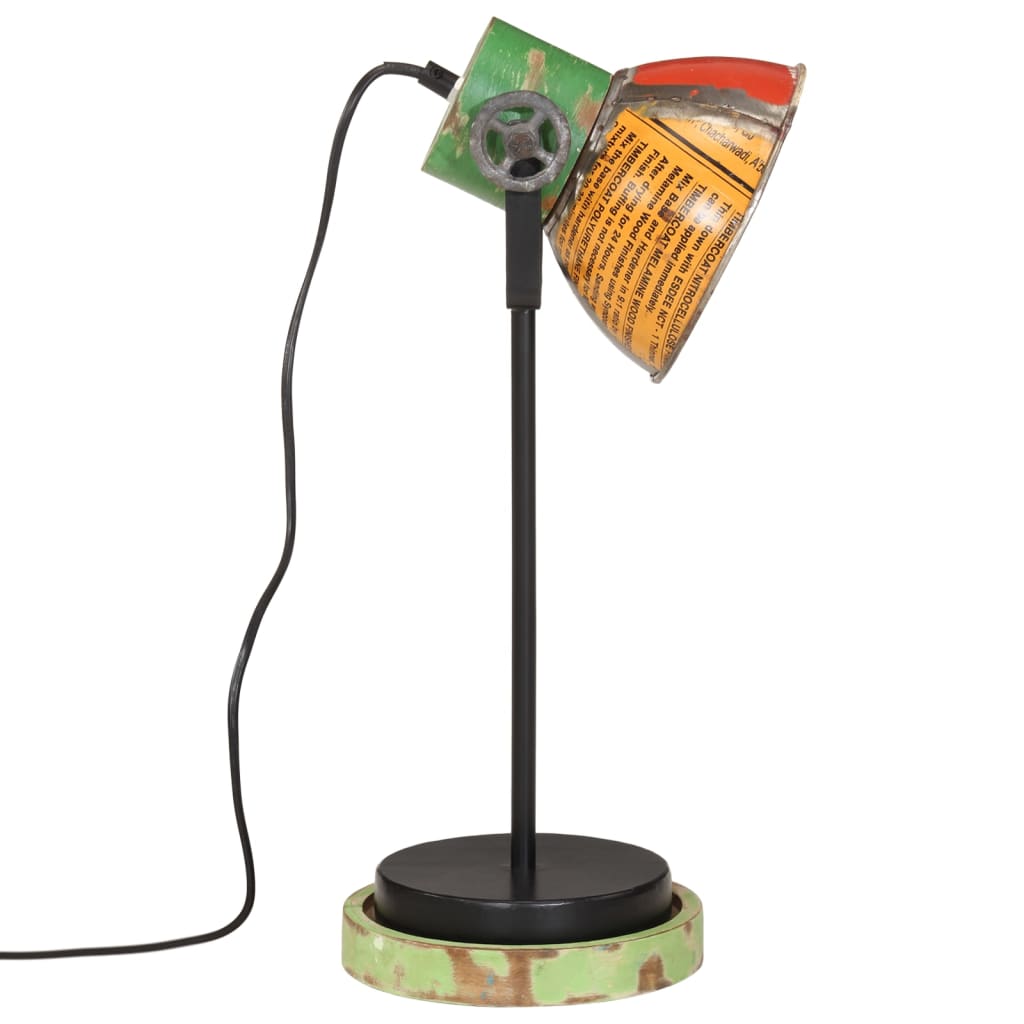 skrivebordslampe 25 W 17x17x50 cm E27 flerfarvet