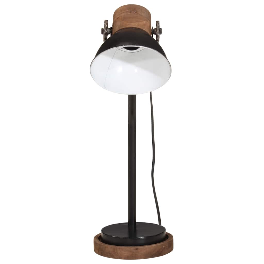 skrivebordslampe 25 W 18x18x60 cm E27 sort